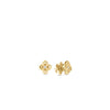 PALAZZO DUCALE CARNIVAL SMALL DIAMOND FLOWER STUD EARRINGS