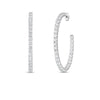 OPEN BACK LARGE THE PERFECT DIAMOND HOOP® EARRINGS