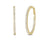 LEVER BACK LARGE THE PERFECT DIAMOND HOOP® EARRINGS
