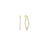 CLASSIC DIAMOND SMALL SQUARE HOOP EARRINGS