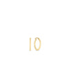 DESIGNER GOLD CLASSIC THIN HOOP EARRINGS