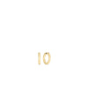 DESIGNER GOLD ROUNDED THE PERFECT HOOP® EARRINGS