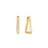 DESIGNER GOLD TRIANGLE HOOP EARRINGS