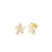 JASMINE DIAMOND AND MOTHER OF PEARL FLOWER STUD EARRINGS