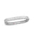 PRINCESS DIAMOND AND SATIN FINISH BANGLE