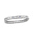 PRINCESS DIAMOND AND BLUE SAPPHIRE SATIN FINISH BANGLE