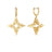 STARDUST MEDIUM OPEN FRAME DIAMOND STAR DANGLE EARRINGS