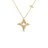 STARDUST MEDIUM OPEN FRAME DIAMOND STAR NECKLACE
