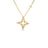 STARDUST LARGE OPEN FRAME DIAMOND STAR NECKLACE