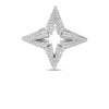 STARDUST LARGE PAVE DIAMOND STAR RING