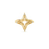 STARDUST SMALL OPEN FRAME DIAMOND STAR RING