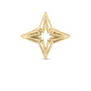 STARDUST LARGE OPEN FRAME DIAMOND STAR RING