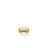 DESIGNER GOLD PRINCESS CUT RING