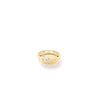LARGE DIAMOND SIGNET RING