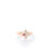LOVE IN VERONA DIAMOND AND RUBELLITE SPLIT FLOWER RING