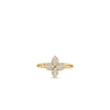 LOVE IN VERONA MEDIUM PAVE DIAMOND FLOWER RING