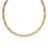 SAN MARCO DIAMOND ACCENT SATIN FINISH COLLAR NECKLACE
