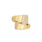 OBELISCO PAVE DIAMOND ENDS RING