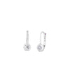 TINY TREASURES DIAMOND BEZEL EURO EARRRINGS
