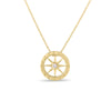 TINY TREASURES DIAMOND COMPASS NECKLACE