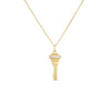 TINY TREASURES DIAMOND ACCENT KEY NECKLACE