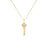TINY TREASURES DIAMOND ACCENT KEY NECKLACE