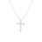 TINY TREASURES EXTRA LARGE DIAMOND CROSS NECKLACE