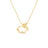 TINY TREASURES RABBIT OUTLINE NECKLACE