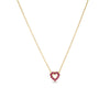 TINY TREASURES REVERSIBLE HEART NECKLACE
