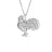 TINY TREASURES DIAMOND ROOSTER NECKLACE