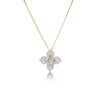 LOVE IN VERONA MEDIUM PAVE DIAMOND FLOWER NECKLACE