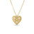 VENETIAN PRINCESS MEDIUM HEART MEDALLION NECKLACE