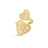 VENETIAN PRINCESS DOUBLE HEART MEDALLION RING