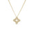VENTIAN PRINCESS PAVE DIAMOND SMALL FLOWER NECKLACE
