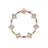 VENETIAN PRINCESS CARNIVAL PAVE DIAMOND AND MIXED BAGUETTE FLOWER BRACELET