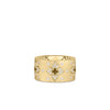 VENTIAN PRINCESS DIAMOND AND SATIN FINISH FLOWER RING