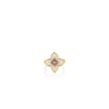 VENETIAN PRINCESS CARNIVAL DIAMOND AND RUBELLITE LARGE FLOWER RING