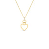 CIALOMA DIAMOND HEART NECKLACE