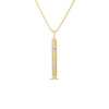 SIENA DIAMOND TABLET NECKLACE