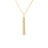 SIENA DIAMOND TABLET NECKLACE