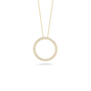 TINY TREASURES MEDIUM DIAMOND CIRCLE NECKLACE